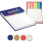 Buy Imprinted Hard Cover Sticky Flag Jotter Pad