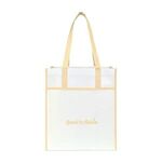 Harlow Laminated Recycled Shopper - Oatmeal