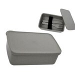 Harvest Lunch set With Full Color Lid - Gray