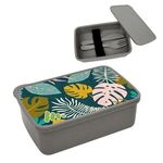 Harvest Lunch set With Full Color Lid - Gray