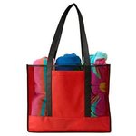 Havasu Non-Woven Beach Tote - Red