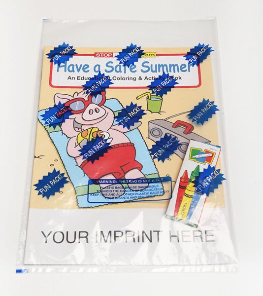 Main Product Image for Have A Safe Summer Coloring And Activity Book Fun Pack