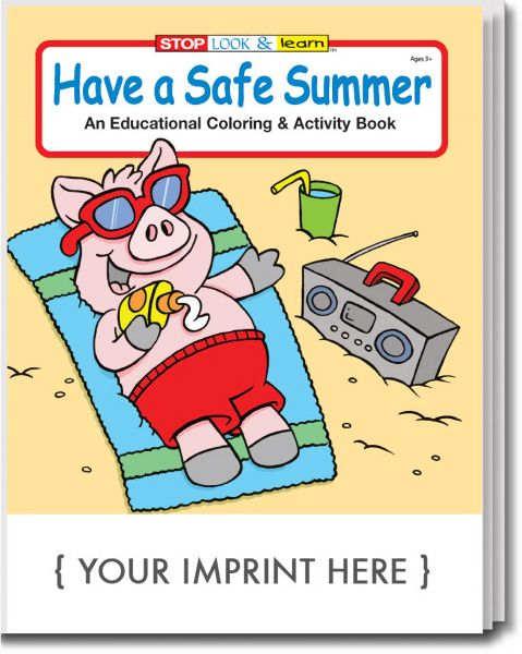 Main Product Image for Have A Safe Summer Coloring And Activity Book