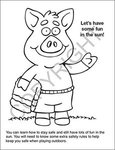 Have a Safe Summer Coloring and Activity Book -  