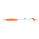 Haven Sleek Write Pen - White With Orange