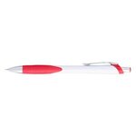 Haven Sleek Write Pen - White with Red