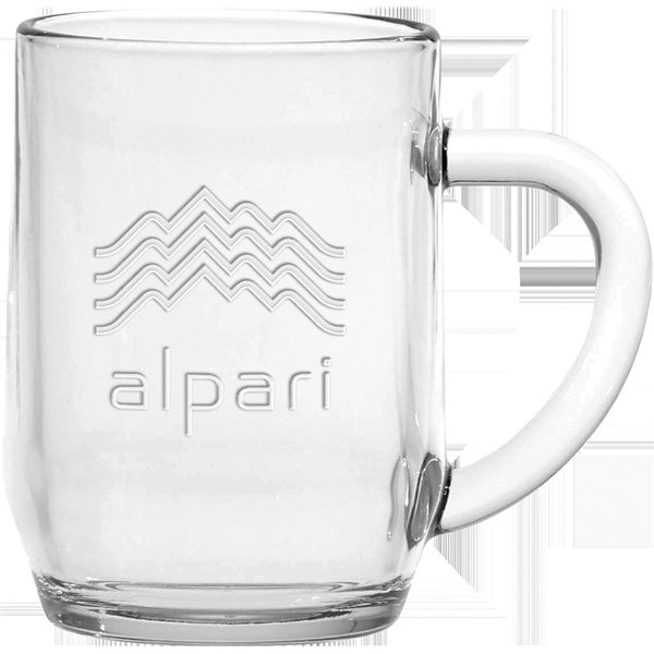 Main Product Image for Coffee Mug Haworth Glass - Deep Etched 10 Oz
