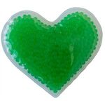 Heart Gel Bead Hot/Cold Packs - Green