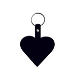 Heart Key Tag - Black