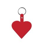 Heart Key Tag - Red
