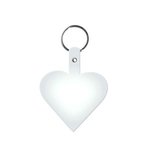 Heart Key Tag - Translucent Frost