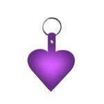 Heart Key Tag - Translucent Purple