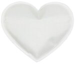 Heart Nylon-Covered Hot/Cold Pack - White