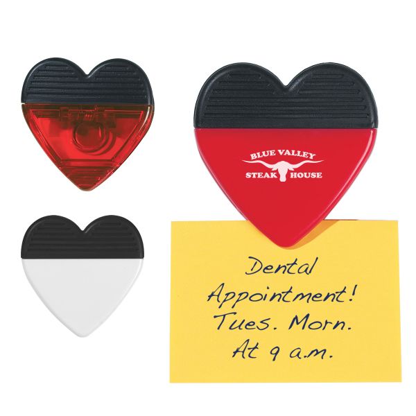 Main Product Image for Custom Printed Heart Shape Clip
