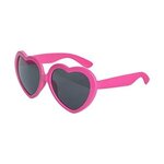 Heart Shaped Sunglasses - Pink