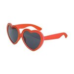 Heart Shaped Sunglasses - Red