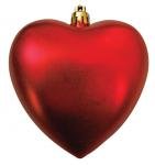 Heart Shatterproof Ornaments - Red