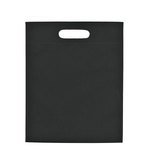 Heat Sealed Non -Woven Exhibition Tote Bag - Black