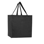 Heat Sealed Non-Woven Grande Tote Bag - Black