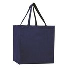 Heat Sealed Non-Woven Grande Tote Bag - Navy Blue