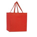 Heat Sealed Non-Woven Grande Tote Bag - Red