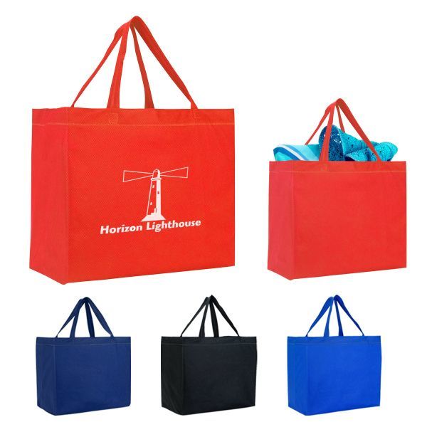 Main Product Image for Imprinted Heat Sealed Non-Woven Grande Tote Bag