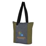 HEATHERED FUN TOTE BAG -  