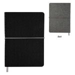 HEATHERED LINEN JOURNAL - Black