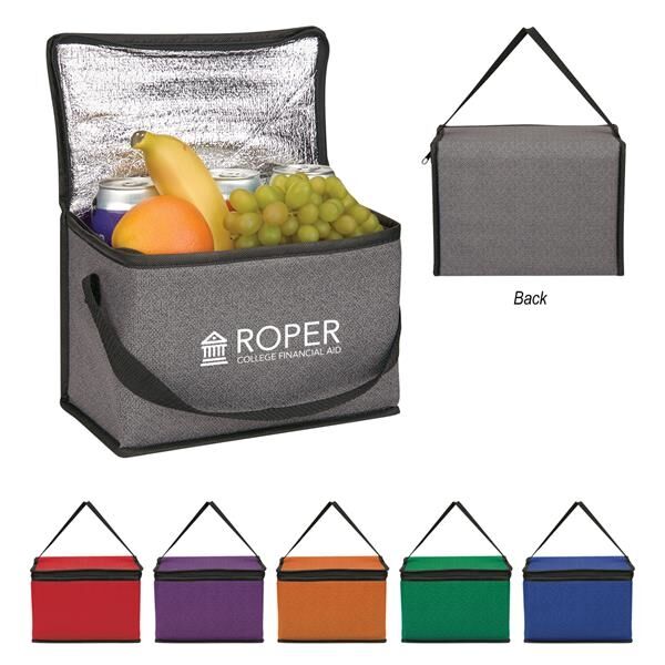 Main Product Image for Heathered Non-Woven Cooler Lunch Bag