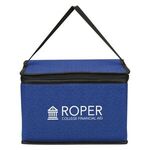 Heathered Non-Woven Cooler Lunch Bag - Royal Blue