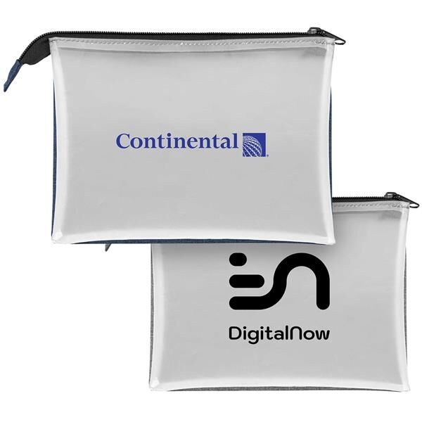 Main Product Image for Heathered Reusable 3-Pocket EVA Pouch
