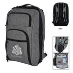 Heathered RFID Laptop Backpack 