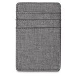 Heathered RFID Wallet with 6 Card Pockets