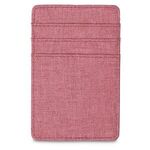 Heathered RFID Wallet with 6 Card Pockets