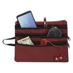 Heathered Tech Accessory Travel Bag -  