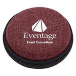 Heathered Tech Travel Case - Red