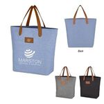 Buy Custom Printed Heathered Tote Bag