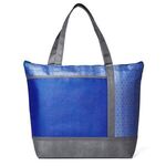 Hexagon Pattern Non-Woven Cooler Tote -  