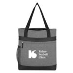 Hidden Zipper Outing Tote Bag -  