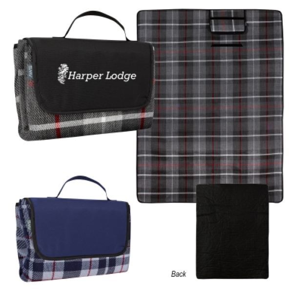 Main Product Image for Custom Printed Highlander Roll-Up Picnic Blanket