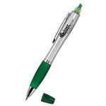 Highlighter Combo Elite Pen - Silver-green