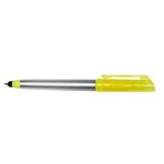 Highlighter Pen with Stylus - Yellow