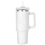 Hippo Lite Mug & Straw Lid with Twist Closure - 40 oz. - Bright White