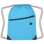 Hit Sports Pack With Front Zipper - Light Blue