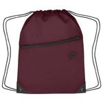 Hit Sports Pack With Front Zipper - Maroon