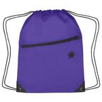 Hit Sports Pack With Front Zipper - Purple