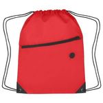Hit Sports Pack With Front Zipper - Red