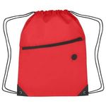 Hit Sports Pack With Front Zipper - Red