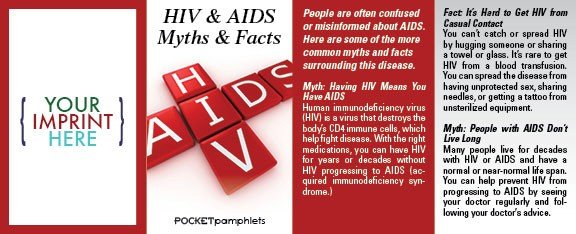 Main Product Image for Hiv & Aids Myths & Facts Pocket Pamphlet
