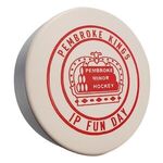 Hockey Puck Stress Relievers / Balls - White